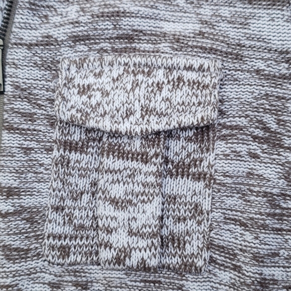 New GUESS Drian Mock-Neck Zip Men's Sweater - Picture 5 of 6